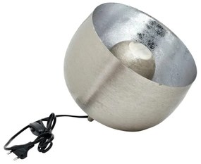 Lampada da tavolo DKD Home Decor Argentato Dorato Alluminio (28 x 28 x 24 cm) (2 Unità)