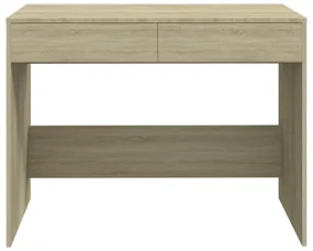 Scrivania rovere sonoma 101x50x76,5 cm in truciolato