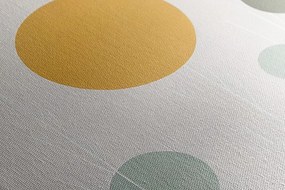 Stampa su tela – Alberi minimalisti con cerchi