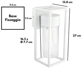 Applique Bianca E27 - SERIE VIMO -