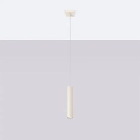 Sollux SL.1479 - Lampadario a sospensione con filo LAGOS 1xGU10/10W/230V color crema