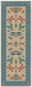 Passatoia a pelo corto lavabile Flutterby by Iris Apfel