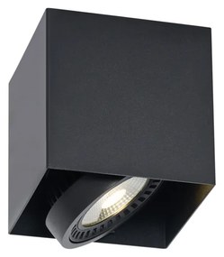 Faretto moderno da superficie nero con LED dimmerabile - Dionysos