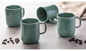 Set di 4 tazze in porcellana turchese da 400 ml Heath Jade - Ladelle