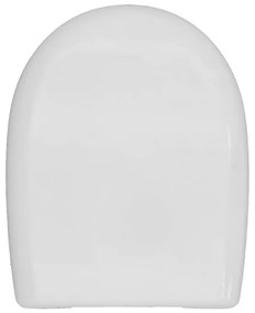 Copriwater dedicato serie Aretusa Cesame bianco chiusura rallentata soft close
