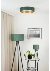 Brilagi - Plafoniera LED BOSTON ROLLER LED/24W/230V diametro 45 cm verde/oro