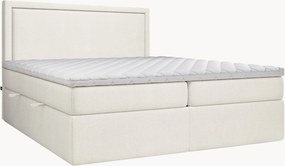 Letto boxspring fatto a mano con contenitore Rebecca, H2