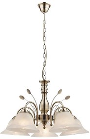 Globo 69007-5H - Lampadario POSETS 5xE27/60W/230V