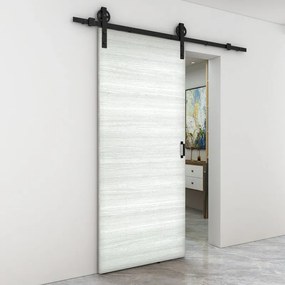 Porta scorrevole Rail in mdf bianco, L 93 x H 212 cm, con binario Rodeo Reversibile