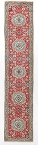 Nain Tappeto persiano 80x380 (Iran) Annodato A Mano