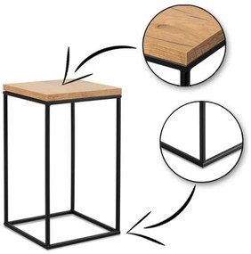 Portafiori BASICLOFT 40x24 nero/marrone