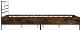 Giroletto rovere fumo 120x190 cm in legno multistrato metallo