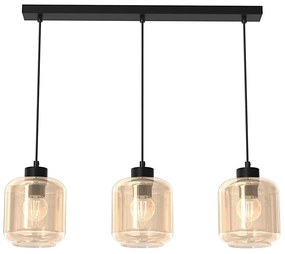 Lampadario a sospensione con filo SOMBRA 3xE27/60W/230V beige