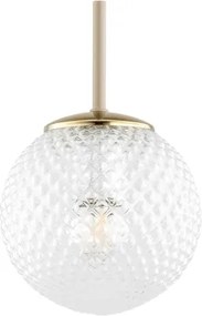 Brilagi - Lampada a sospensione su cavo STELLA 1xE27/60W/230V Ø 15 cm beige/oro