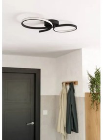 Eglo 901266 - Plafoniera LED SERPINS LED/21W/230V 3000K nero