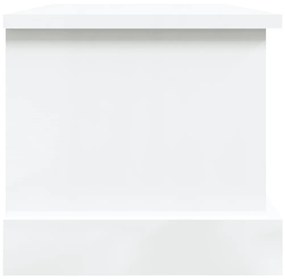 Contenitore Bianco Lucido 50x30x28 cm Legno Multistrato
