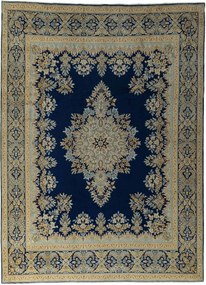 Kerman Tappeto persiano 400 x 300 Blu (Iran) Annodato A Mano