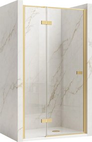 Porta doccia Rea Atlas 80 Brush Gold