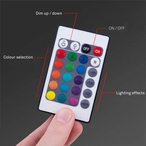 Brilo - LED RGB Striscia dimmerabile 6,6m LED/6W/USB + +TC