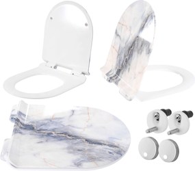 Copriwater CARLO GRANIT SHINY DUROPLAST SLIM