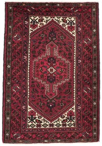 Hamedan Tappeto 110x160 Rosso (Iran) Annodato A Mano