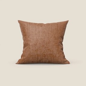 Montana cuscino disponibile in diversi colori realizzato in morbido tessuto a trama grossa impermeabile T10 arancio
