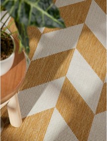 Tappeto da interno/esterno giallo ocra/color crema 160x230 cm Haringey Terrick – Ted Baker