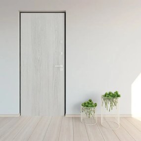 Pannello per porta blindata ROUND rivestito melamina olmo bianco L 95  x H 213 cm, Sp 3 mm