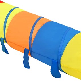 Tunnel Gioco Bambini 250 Palline Multicolore 245 cm Poliestere