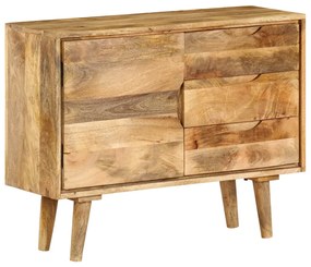 Credenza in legno massello di mango 90x30x69 cm