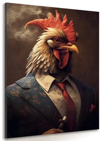 Stampa su tela – Gangster animale gallo
