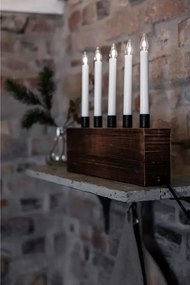 Decorazione luminosa natalizia marrone Albero - Markslöjd