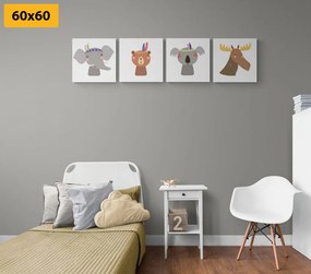 Set di quadri – Animali adorabili
