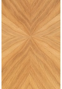 Tavolo da pranzo rotondo con piano in rovere ø 120 cm Fabio - White Label