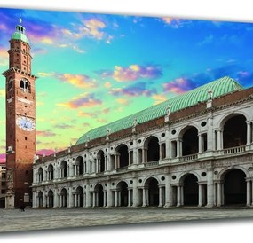Stampa su tela Vicenza Palladio, multicolore 90 x 135 cm