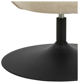 Poltrona beige girevole Center – Actona