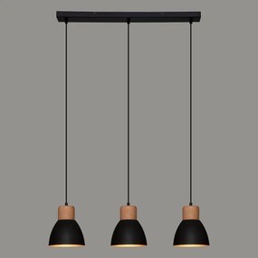 Atmosphera - Lampadario a sospensione con filo DESY 1xE27/40W/230V pino