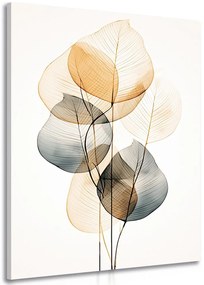 Stampa su tela – Foglie astratte No2