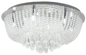 Zuma Line 19157L - Plafoniera SENSI 8xG9/25W/230V diametro 55 cm cromo