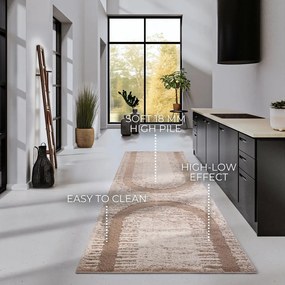 Passatoia beige 80x240 cm Bartoux Beige - Elle Decoration