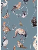 House of Hackney Carta da parati panoramica Flights of Fancy - Duck Egg