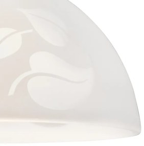 Lampadario a sospensione con filo 1xE27/60W/230V foglie