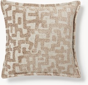 Cuscino in viscosa con motivo jacquard Contia