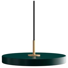 Lampada a sospensione LED verde scuro con paralume in metallo ø 31 cm Asteria Mini - UMAGE