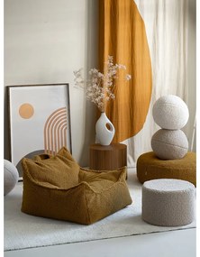 Pouf a sacco per bambini marrone con rivestimento in bouclé Chair – Wigiwama