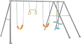Intex - altalena grigio con set di gioco a 4 funzioni 465x249x203 cm - cod. 44131