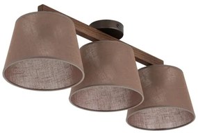 Brilagi - Plafoniera LATTE 3xE27/15W/230V pino/marrone