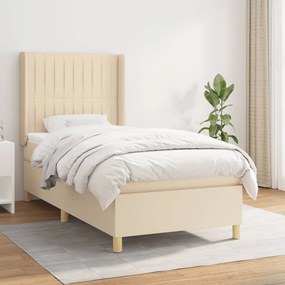 Giroletto A Molle Con Materasso Crema 90x200 Cm İntessuto /