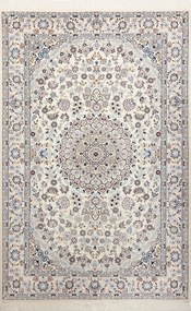 Nain Tappeto 140x210 Beige (Iran) Annodato A Mano
