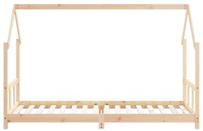 Giroletto per bambini 90x200 cm in legno massello di pino